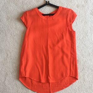 J. Crew Cap-Sleeve Linen Top